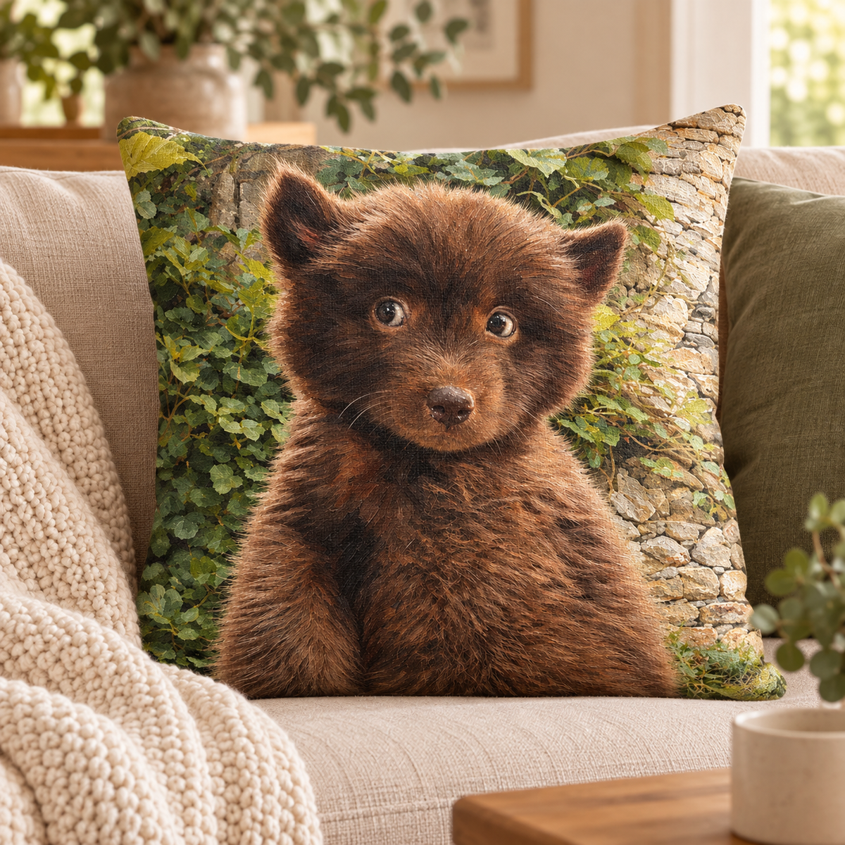 Lily Pet Art Cushion Cover